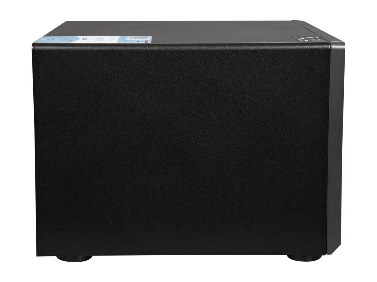 QNAP TVS-1282T3 Ultra-High Speed 12 Bay (8+4) Thunderbolt 3 NAS/iSCSI IP-SAN. Intel 7th Gen Kaby Lake Core Thunderbolt3 Port x 4 and 10Gbase-T x 2