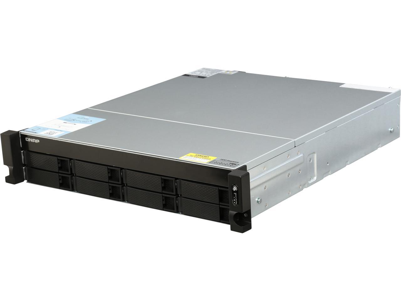QNAP TS-873U-RP-16G-US 2U 8-Bay NAS/iSCSI IP-SAN, 10GbE, Redundant PSU