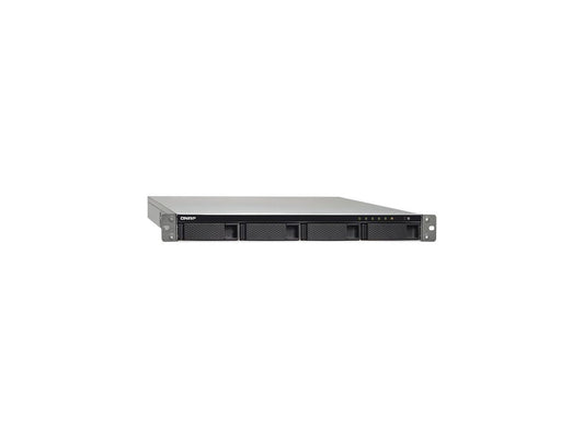 QNAP TS-453BU-RP-4G-US 1U 4-Bay NAS/iSCSI IP-SAN,10GbE-Ready, PCIe Expansion Slot, Redundant PSU