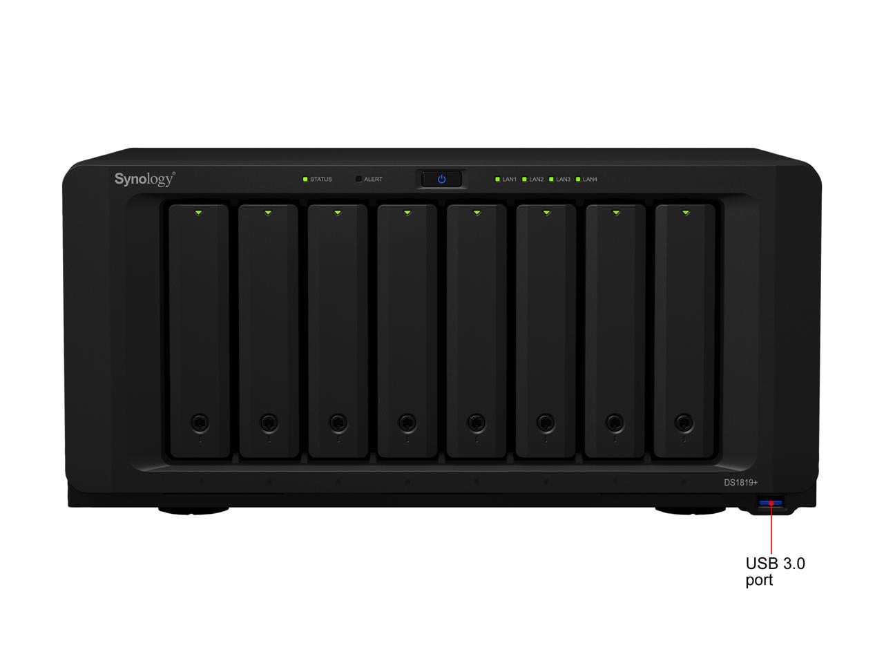 Synology 8 bay NAS DiskStation DS1819+ (Diskless)