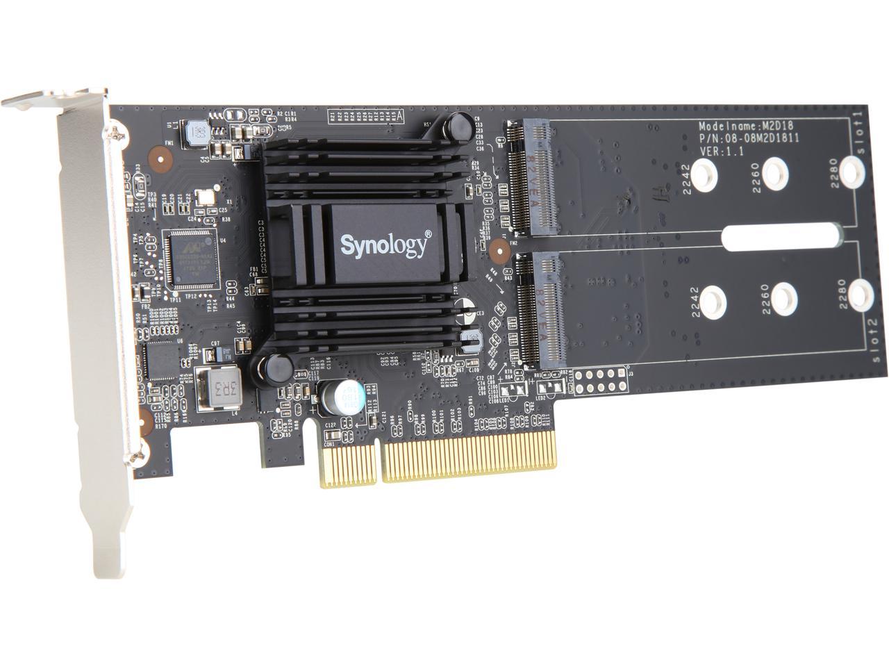 Synology M.2 Adapter Card (M2D18)