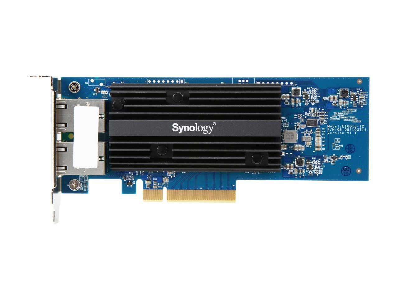 Synology 10Gb Ethernet Adapter 2 RJ45 (E10G18-T2)