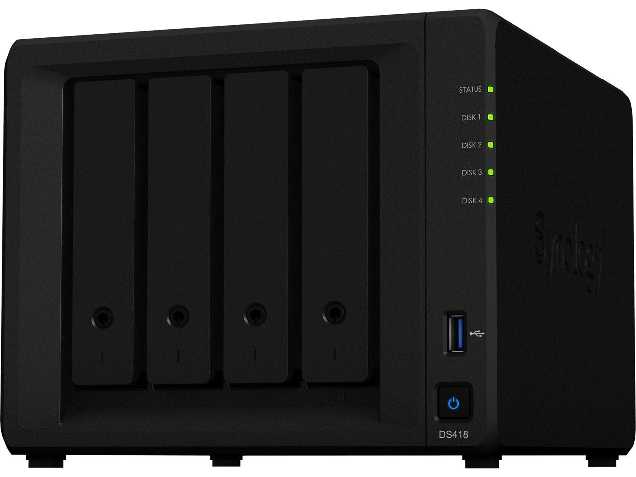 Synology 4 Bay NAS DiskStation DS418 (Diskless)