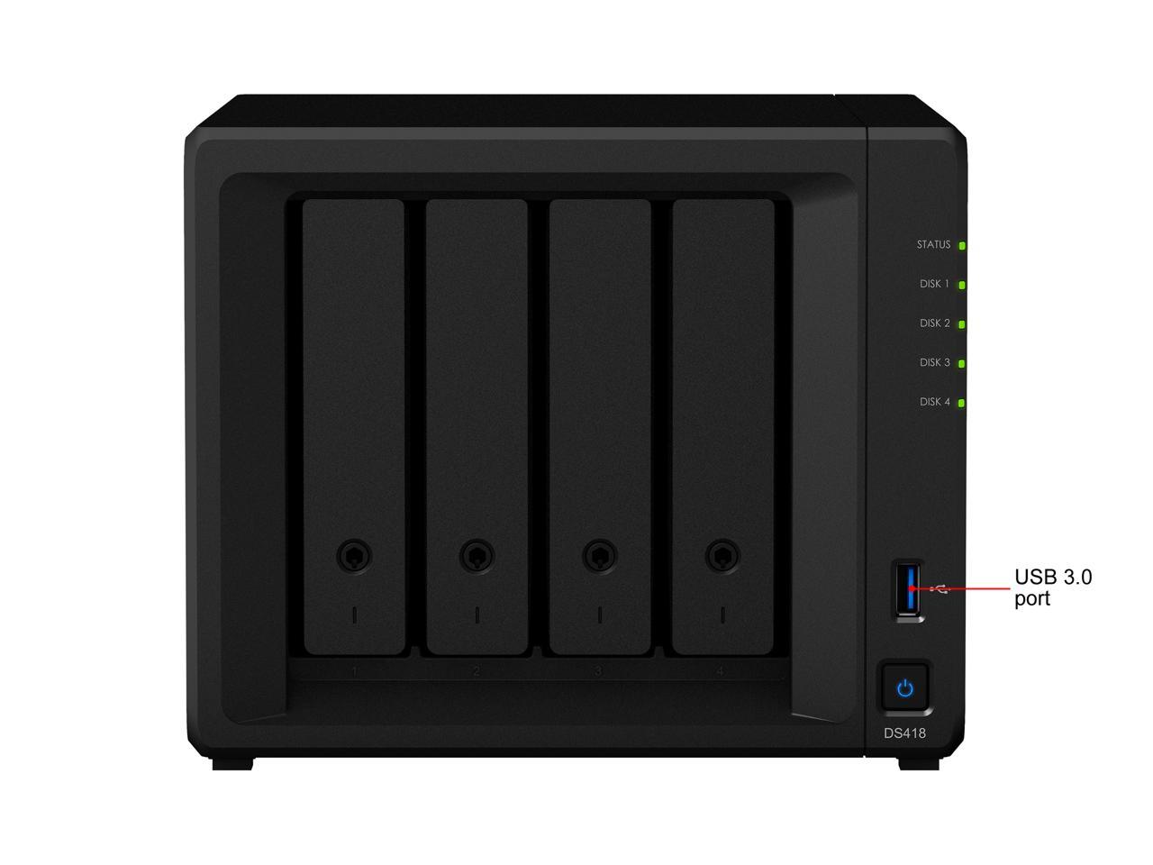 Synology 4 Bay NAS DiskStation DS418 (Diskless)
