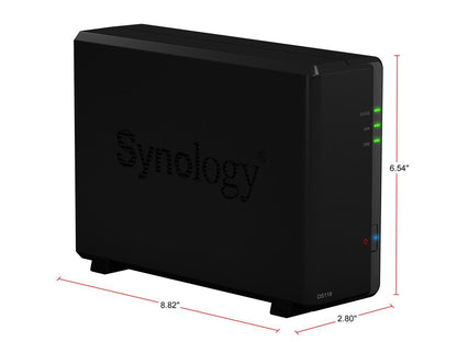 Synology 1 bay NAS DiskStation DS118 (Diskless)
