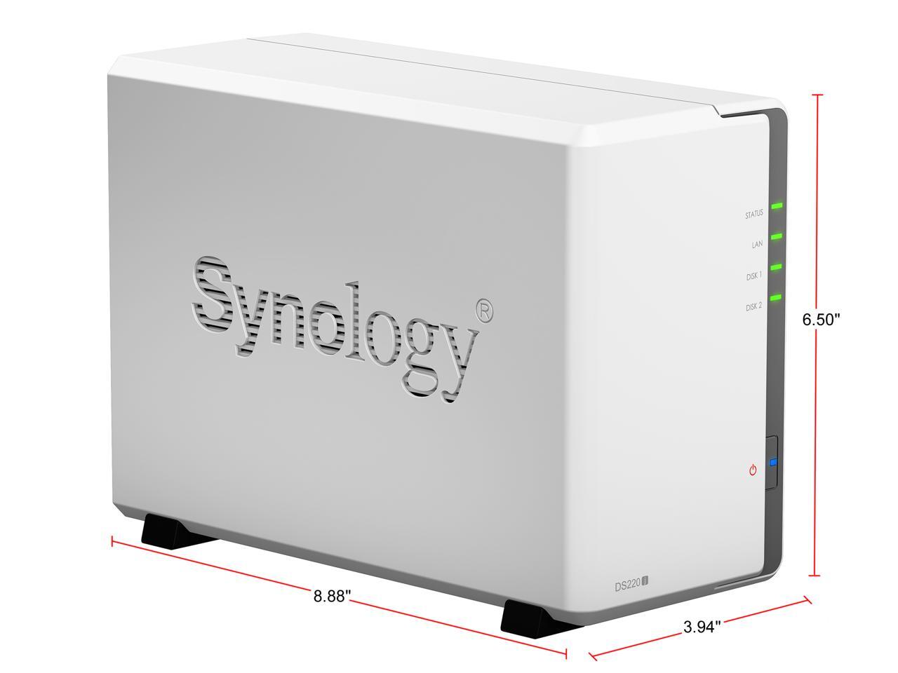 Synology DS220j Diskless System Network Storage