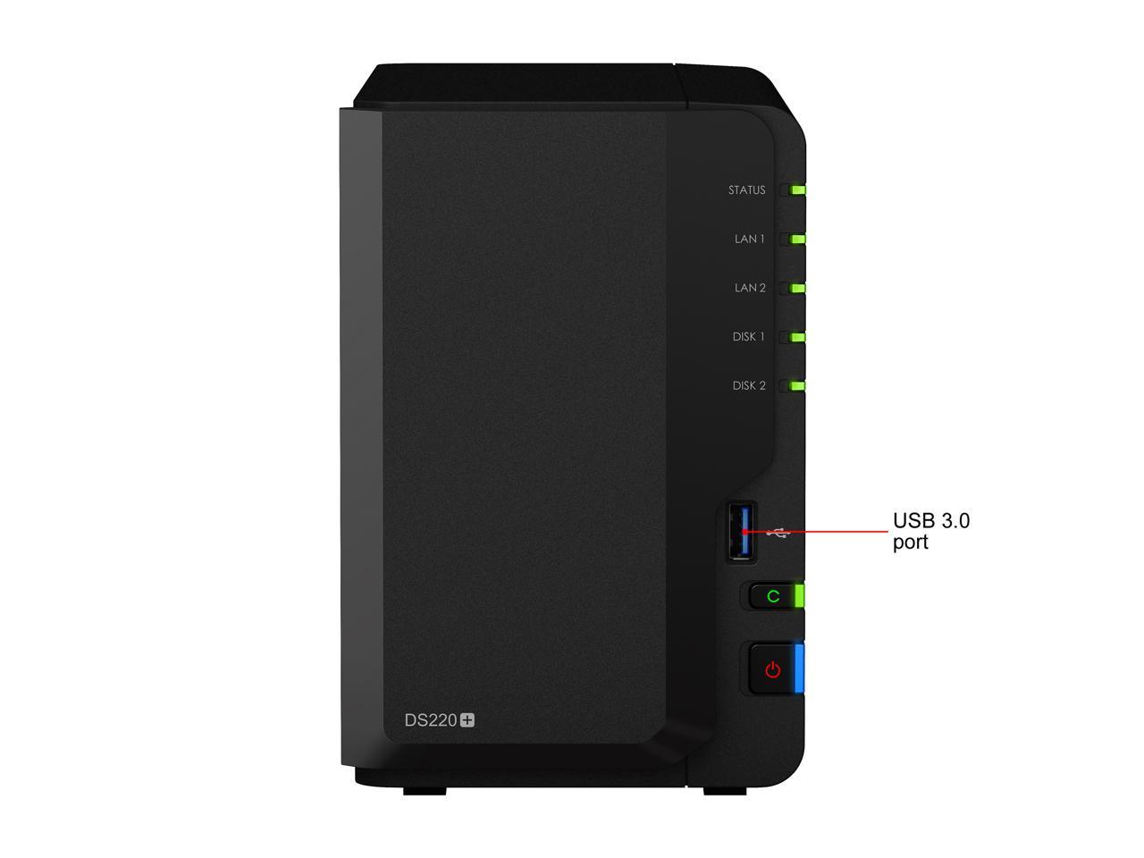 Synology 2 bay NAS DiskStation DS220+ (Diskless)