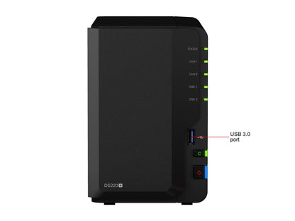 Synology 2 bay NAS DiskStation DS220+ (Diskless)