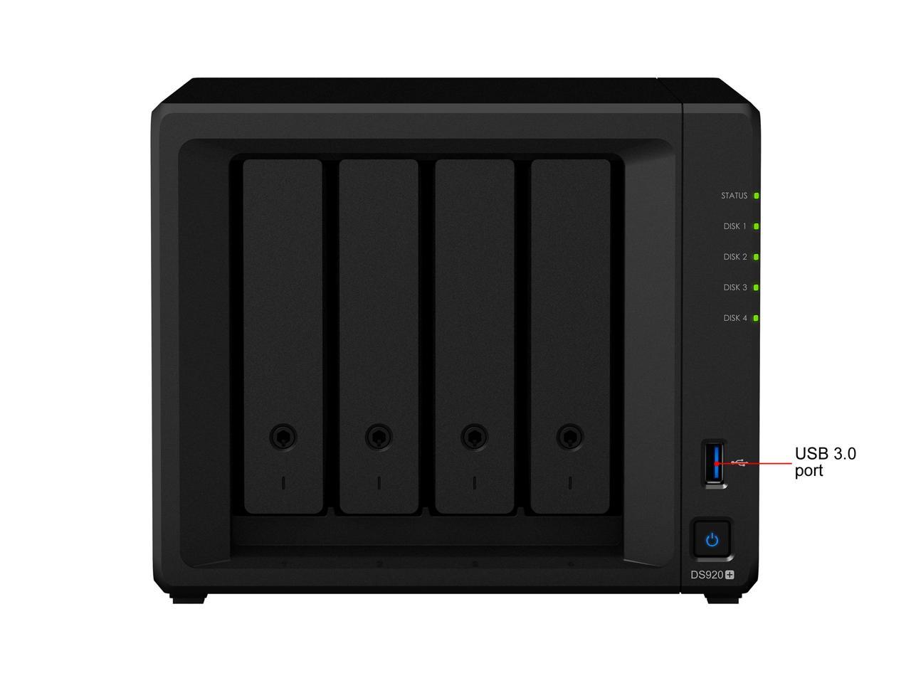 Synology 4 bay NAS DiskStation DS920+ (Diskless)