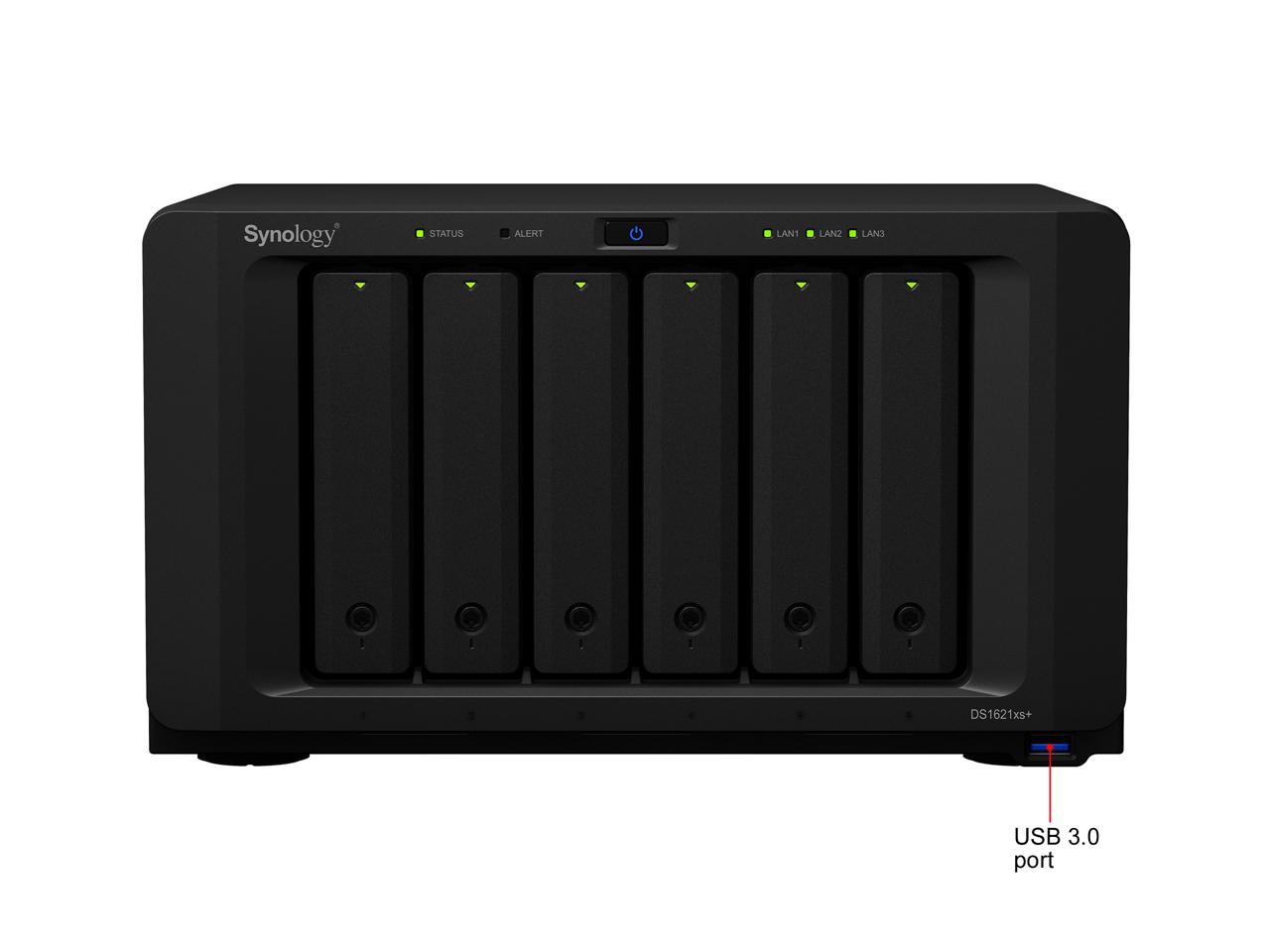 Synology 6 bay NAS DiskStation DS1621xs+ (Diskless)