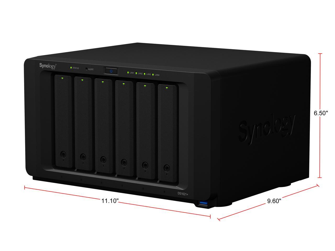 Synology DS1621+ 0TB 6-bay NAS DiskStation (Diskless)
