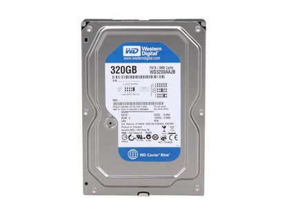 Western Digital Blue WD3200AAJB 320GB 7200 RPM 8MB Cache IDE Ultra ATA100 / ATA-6 3.5" Internal Hard Drive Bare Drive