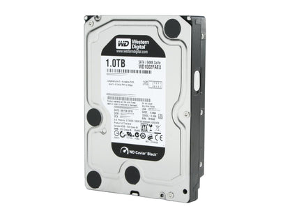 WD Caviar Black WD1002FAEX 1TB 7200 RPM 64MB Cache SATA 6.0Gb/s 3.5" Internal Hard Drive Bare Drive