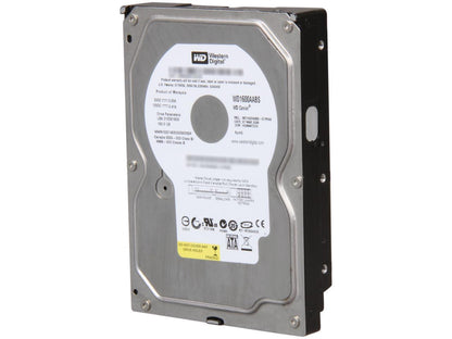 Western Digital Caviar SE WD1600AABS 160GB 7200 RPM 2MB Cache SATA 3.0Gb/s 3.5" Internal Hard Drive Bare Drive