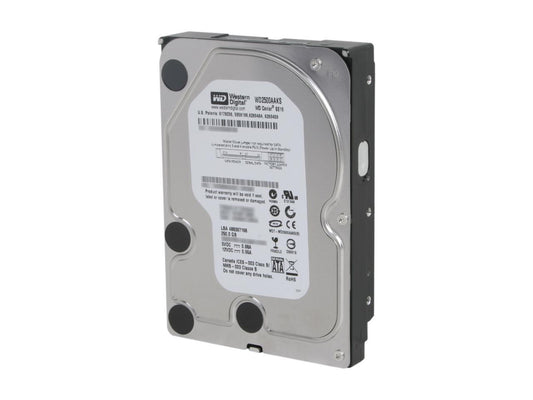 Western Digital Blue WD2500AAKS 250GB 7200 RPM 16MB Cache SATA 3.0Gb/s 3.5" Internal Hard Drive -Manufacture Recertified Bare Drive
