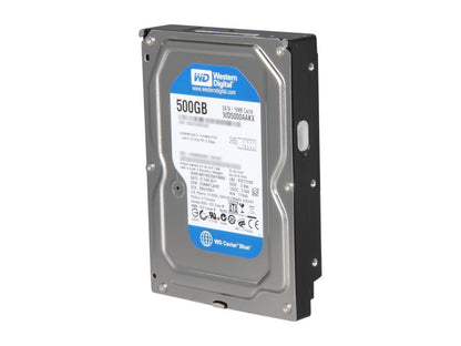 WD WD Blue WDBAAX5000ENC-NRSN 500GB 7200 RPM 16MB Cache SATA 3.0Gb/s 3.5" Internal Hard Drive -Retail kit