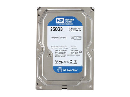 Western Digital 250GB 7200 RPM 16MB Cache SATA 6.0Gb/s 3.5" Internal Hard Drive – Manufacturer Refurbished