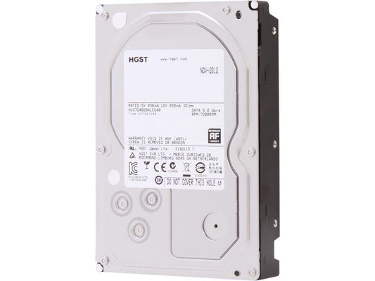 Hitachi GST Ultrastar 7K4000 HUS724020ALE640 (0F14685) 2TB 7200 RPM 64MB Cache SATA 6.0Gb/s 3.5" Internal Enterprise Hard Drive Bare Drive