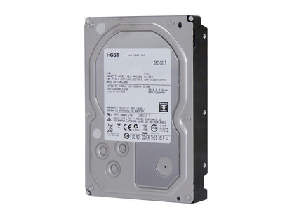 HGST Deskstar NAS 3.5" 4TB 7200 RPM 64MB Cache SATA 6.0Gb/s High-Performance Hard Drive for Desktop NAS Systems Retail Packaging