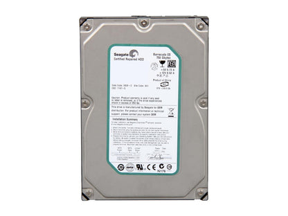 Seagate BarraCuda ES ST3750640NS 750GB 7200 RPM 16MB Cache SATA 3.0Gb/s 3.5" Hard Drive Bare Drive