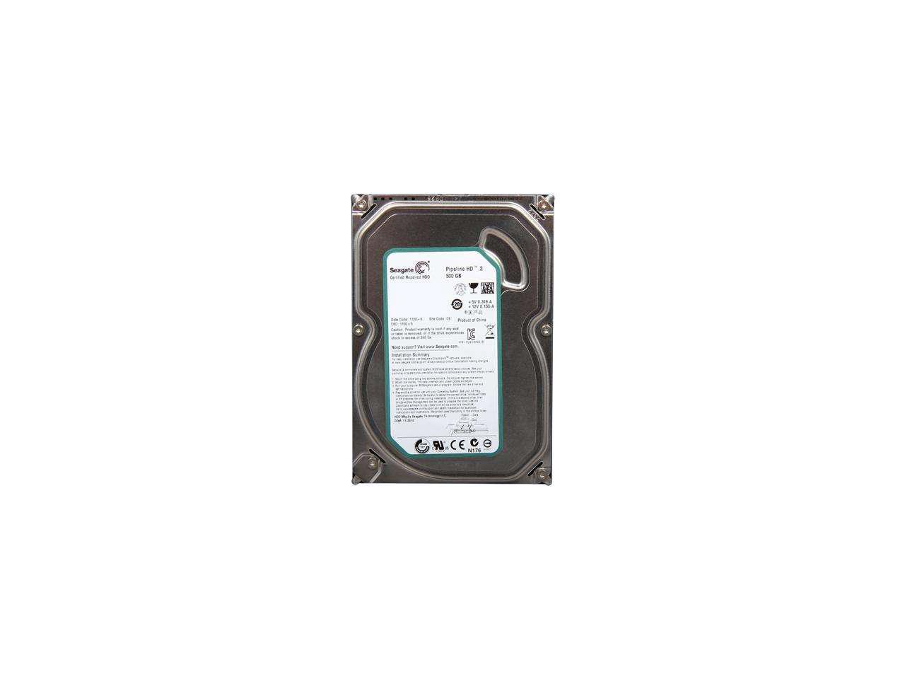 Seagate Pipeline HD ST3500312CS 500GB 8MB Cache SATA 3.0Gb/s 3.5" Internal Hard Drive Bare Drive