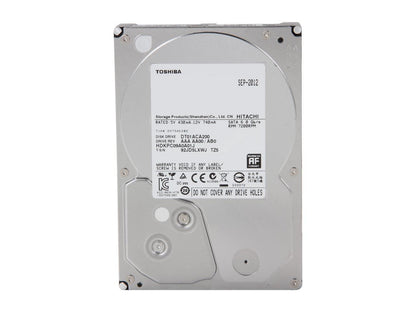 TOSHIBA DT01ACA200 2TB 7200 RPM 64MB Cache SATA 6.0Gb/s 3.5" Internal Hard Drive Bare Drive