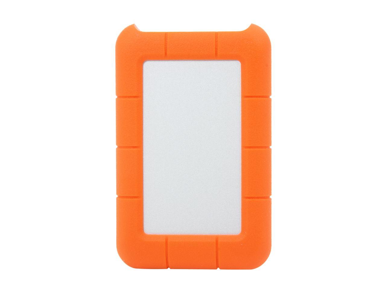 LaCie 1TB Rugged Mini External Hard Drive USB 3.0 Model LAC301558 Orange