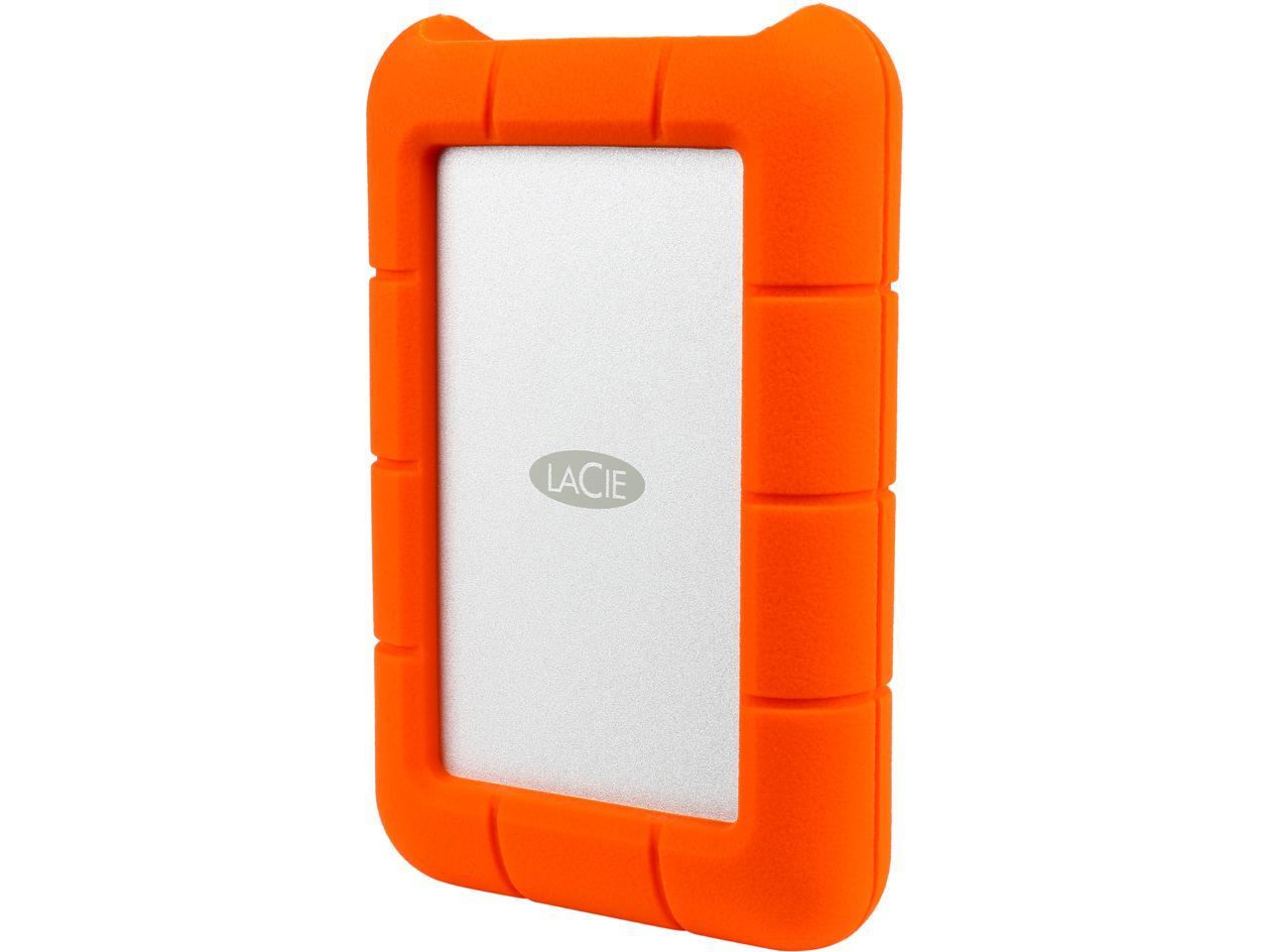 LaCie 4TB Rugged Mini External Hard Drive USB 3.0 Model LAC9000633 Orange