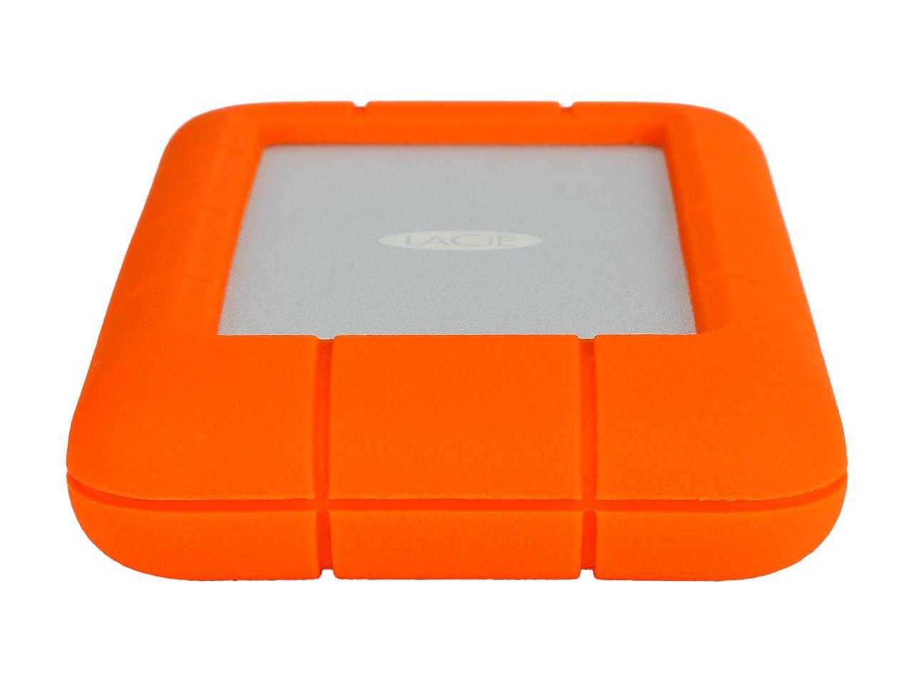 LaCie 4TB Rugged Mini External Hard Drive USB 3.0 Model LAC9000633 Orange