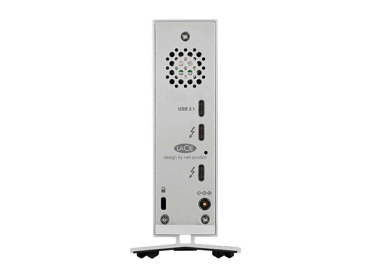 LaCie d2 Thunderbolt 3, 6TB USB 3.1 External Hard Drive STFY6000400