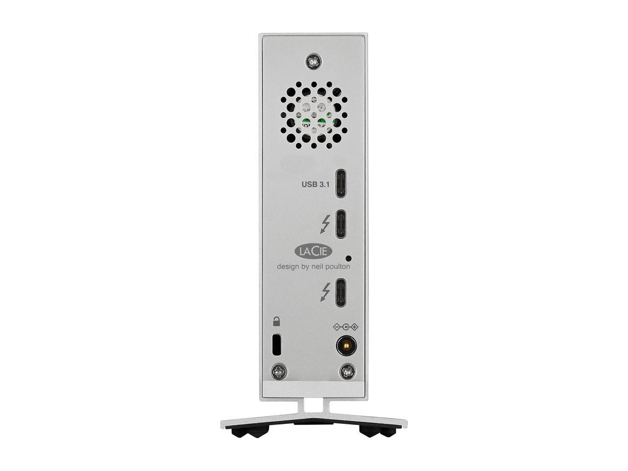 LaCie d2 Thunderbolt 3, 8TB USB 3.1 External Hard Drive STFY8000400