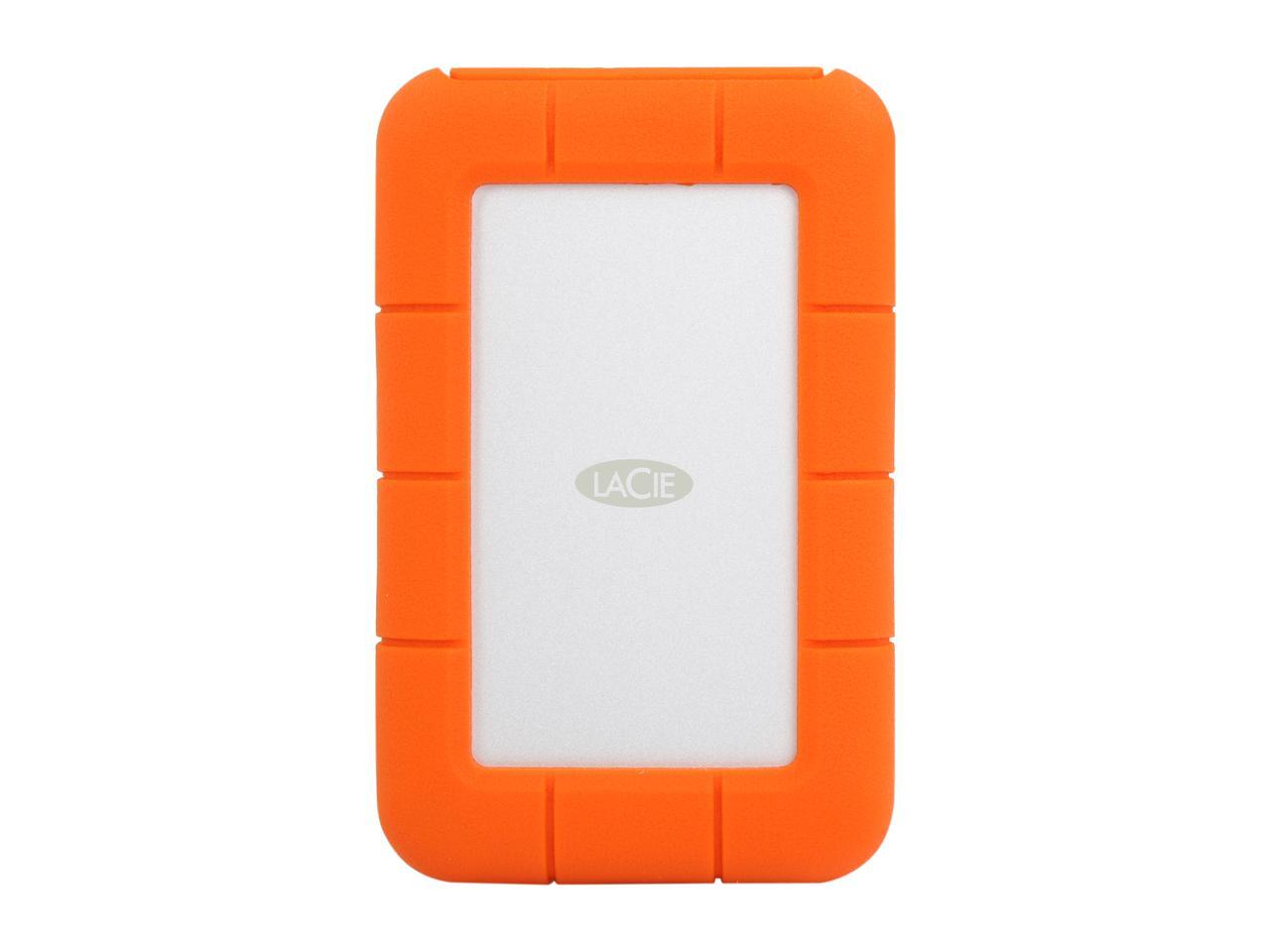 LaCie Rugged Thunderbolt USB-C 2TB Portable Hard Drive STFS2000800