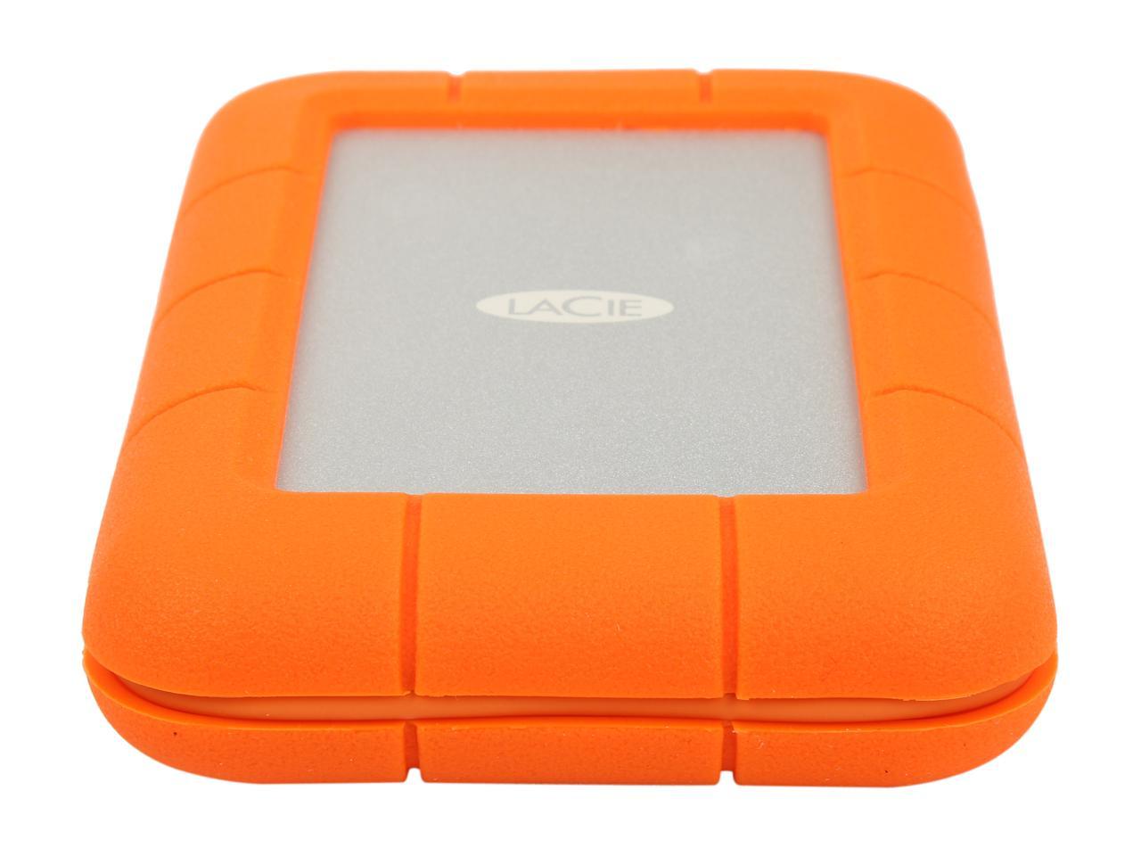 LaCie Rugged Thunderbolt USB-C 2TB Portable Hard Drive STFS2000800