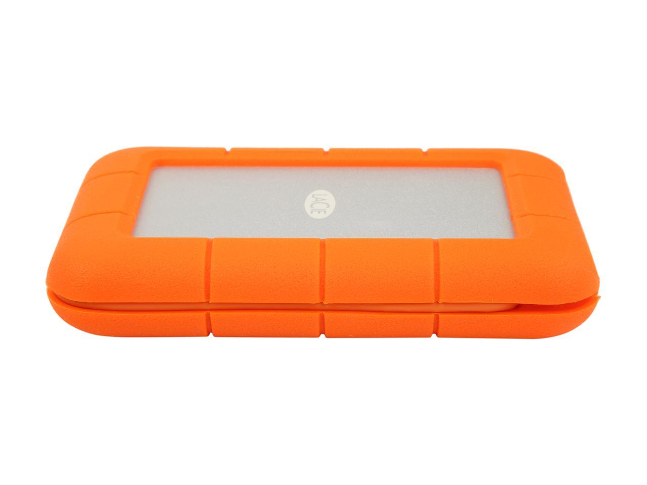 LaCie Rugged Thunderbolt USB-C 2TB Portable Hard Drive STFS2000800