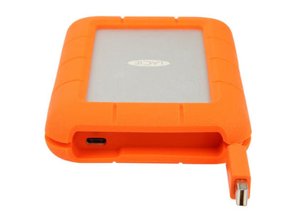LaCie Rugged Thunderbolt USB-C 2TB Portable Hard Drive STFS2000800