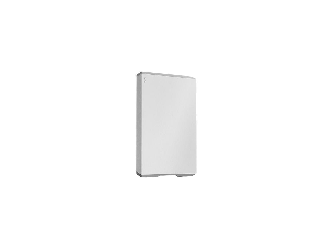 LaCie Mobile Drive 2TB External Hard Drive HDD - Moon Silver USB-C USB 3.0, for Mac and PC Computer Desktop Workstation Laptop (STHG2000400)