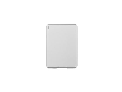 LaCie Mobile Drive 2TB External Hard Drive HDD - Moon Silver USB-C USB 3.0, for Mac and PC Computer Desktop Workstation Laptop (STHG2000400)