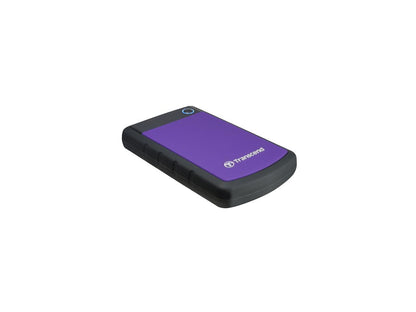 Transcend 1TB StoreJet 25H3 Military-grade Shock Resistance Portable External Hard Drive USB 3.0 Model TS1TSJ25H3P Purple