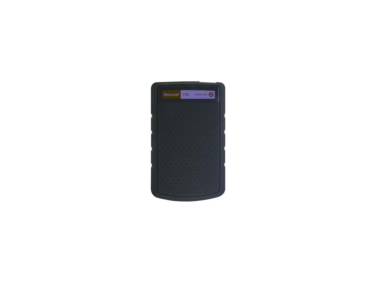 Transcend 1TB StoreJet 25H3 Military-grade Shock Resistance Portable External Hard Drive USB 3.0 Model TS1TSJ25H3P Purple