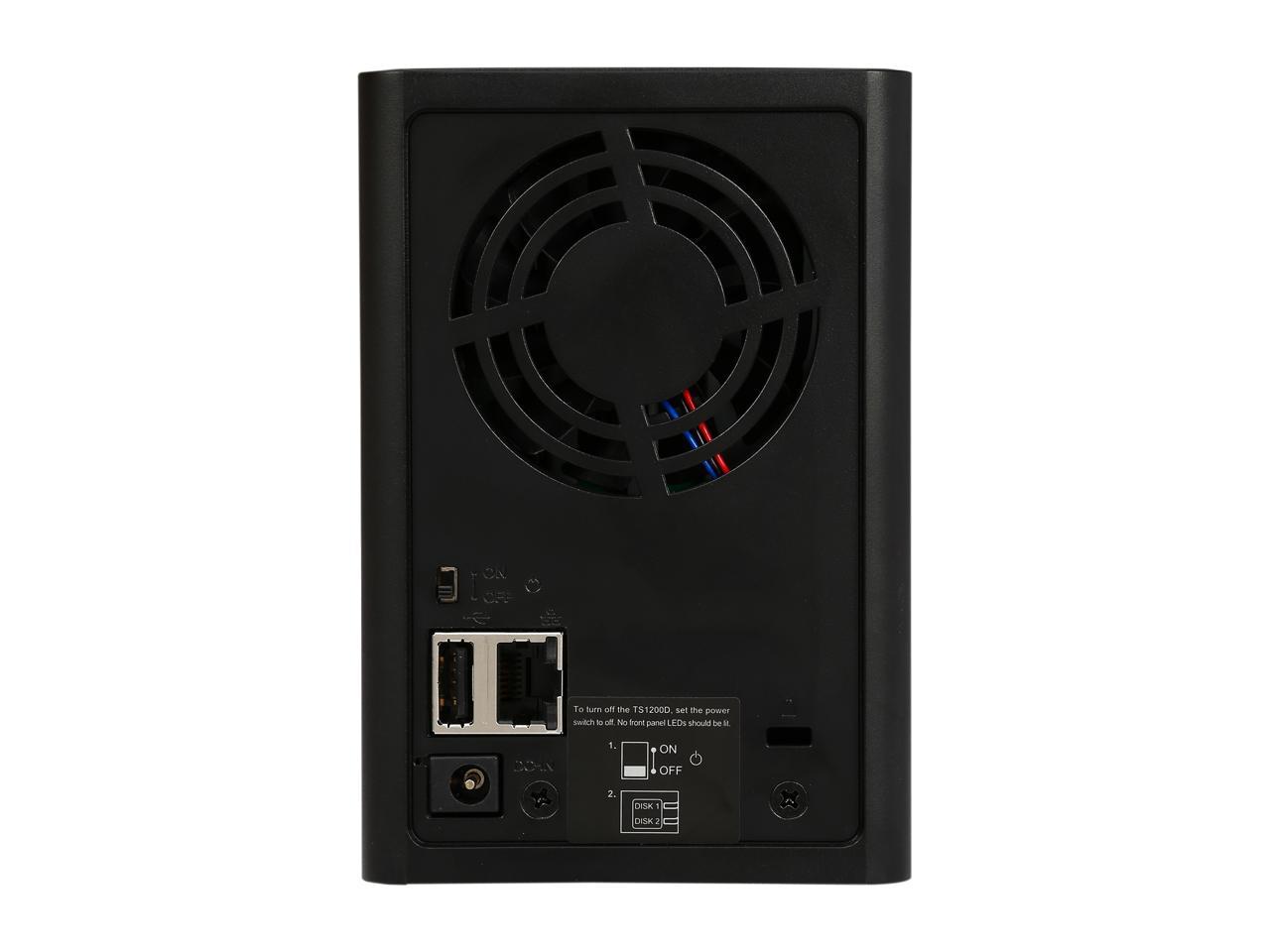 Buffalo TeraStation 1200D Desktop 2TB NAS Hard Drives Included (TS1200D0202)