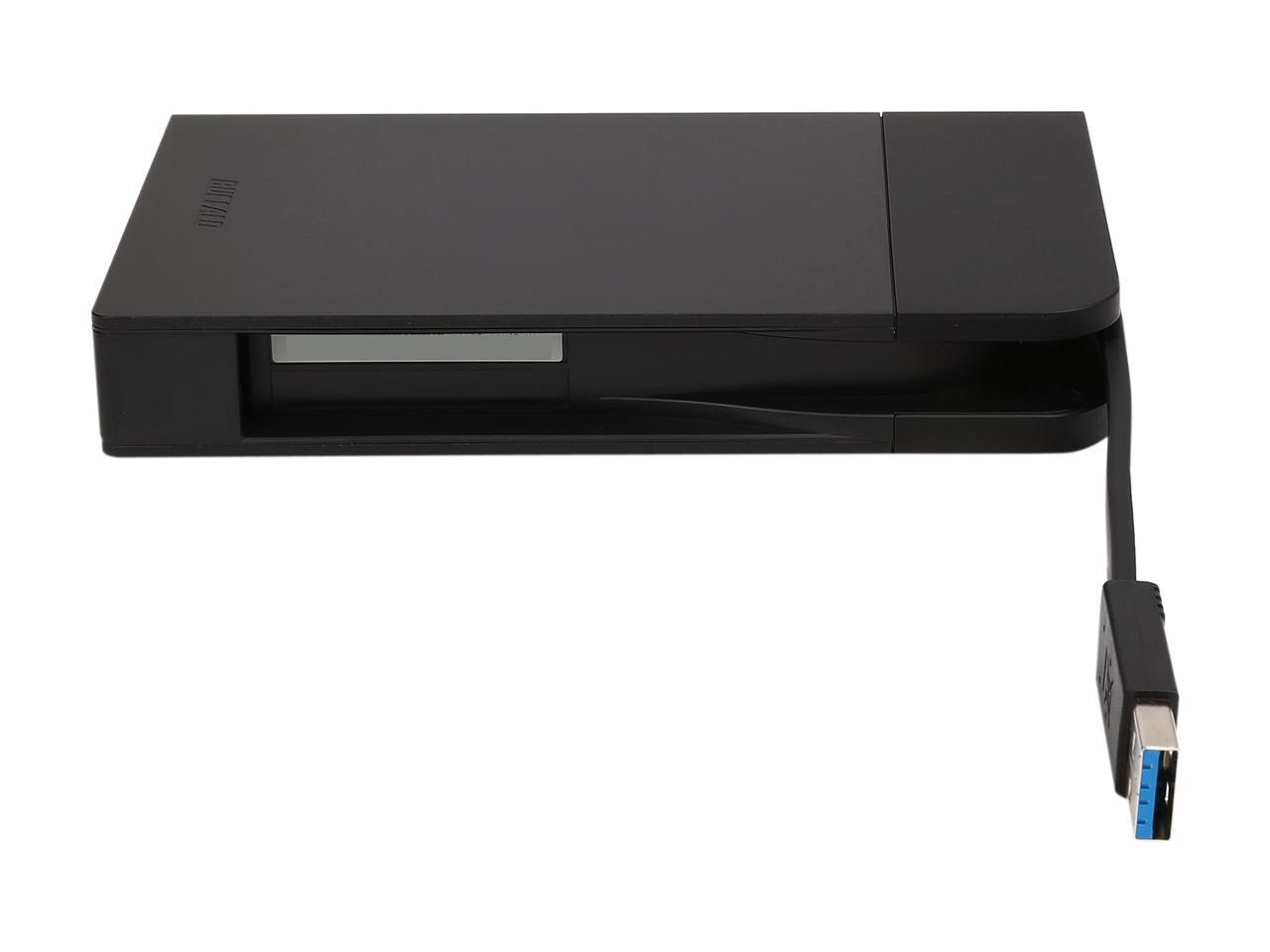 BUFFALO 2TB MiniStation Extreme NFC Portable Hard Drive USB 3.0 Micro-B Model HD-PZN2.0U3B Black