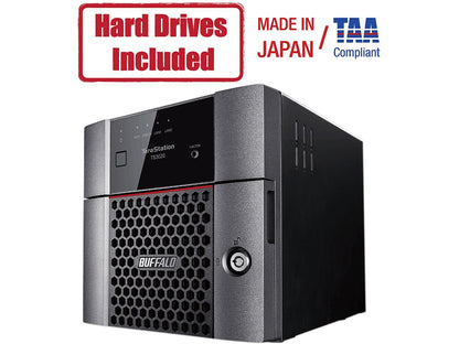 Buffalo TeraStation 3210DN Desktop 8 TB NAS Hard Drives Included