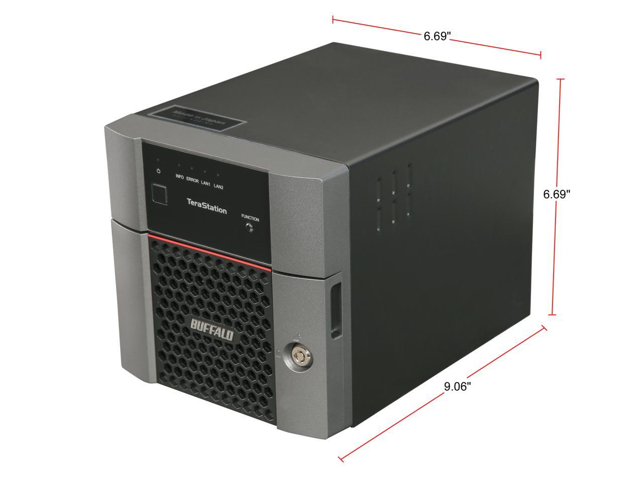 Buffalo TeraStation 3210DN Desktop 8 TB NAS Hard Drives Included