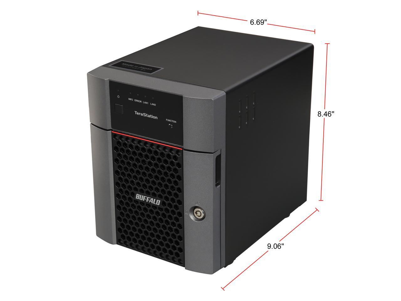 Buffalo TeraStation 3410DN Desktop 8 TB NAS Hard Drives Included