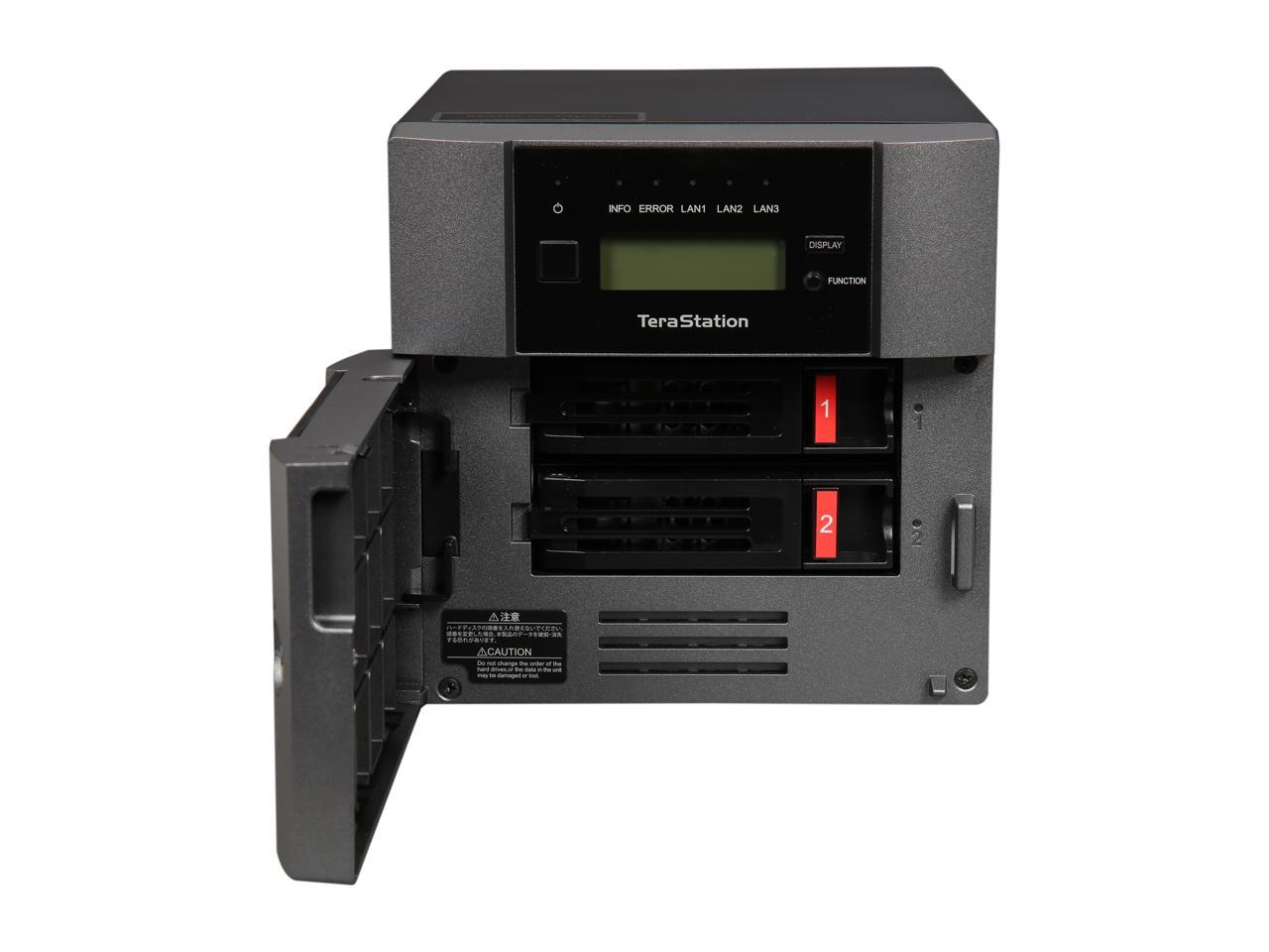 Buffalo TeraStation 5210DN Desktop 8TB NAS Hard Drives Included