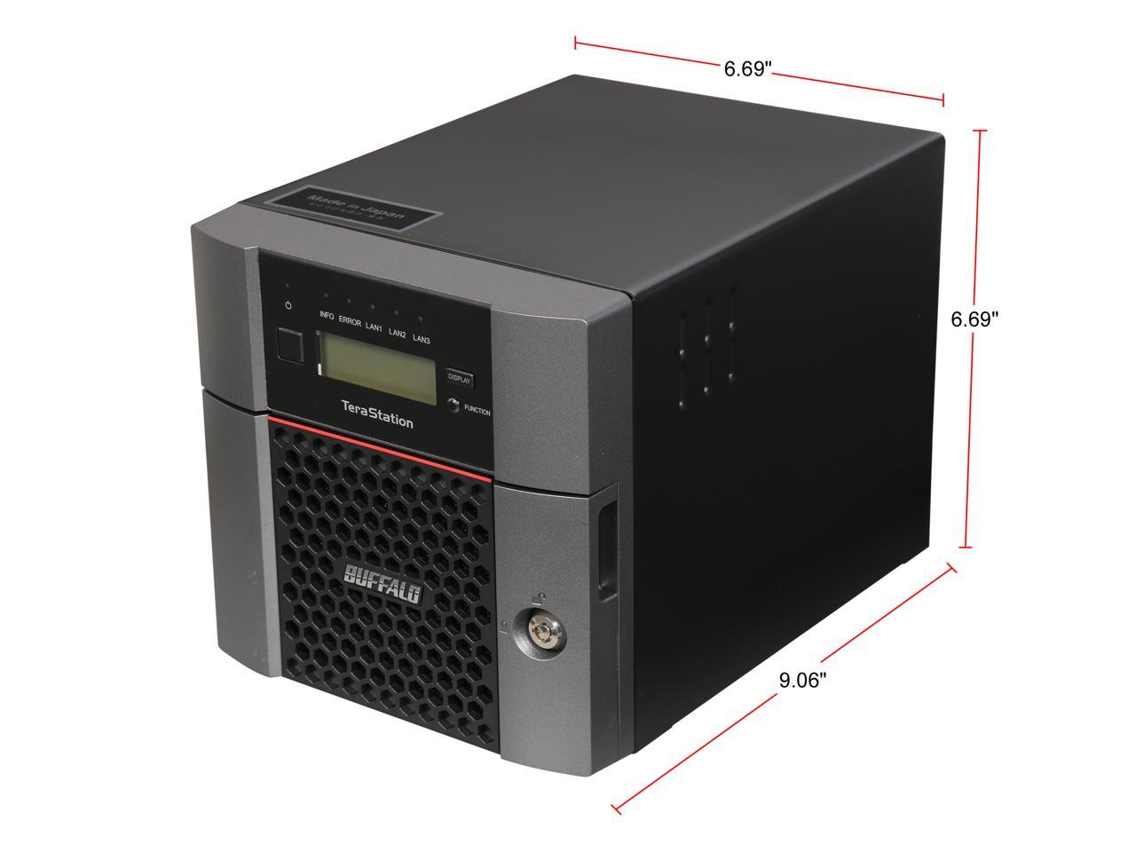 Buffalo TeraStation 5210DN Desktop 8TB NAS Hard Drives Included