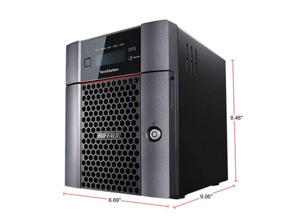 Buffalo TeraStation 5410DN Desktop 8 TB NAS Hard Drives Included (2 x 4TB, 4 bay)
