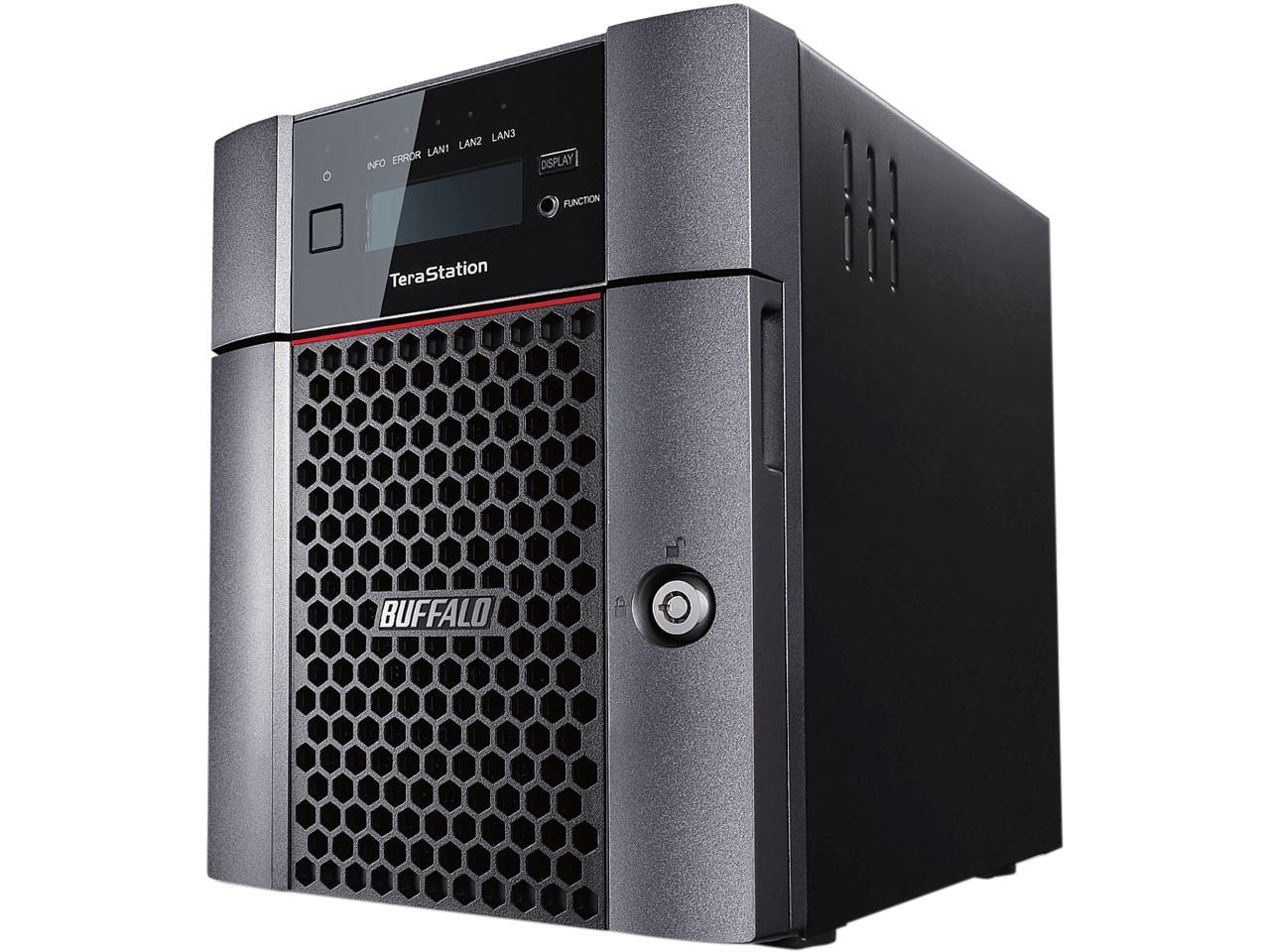 Buffalo TeraStation 5410DN Desktop 16TB NAS Hard Drives Included (2 x 8TB, 4-bay)