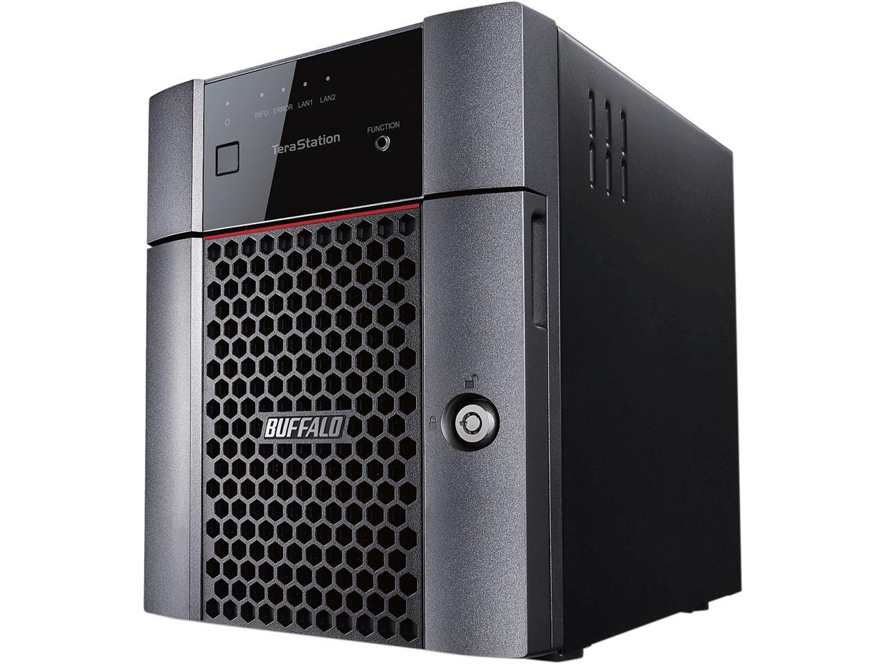 Buffalo TeraStation 3410DN Desktop 8TB NAS Hard Drives Included (2 x 4TB, 4 bay)
