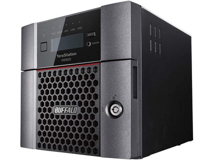 Buffalo TeraStation WS5220DN Windows Server IoT 2019 Standard 8TB 2 Bay Desktop (2x2TB) NAS Hard Drives Included RAID iSCSI